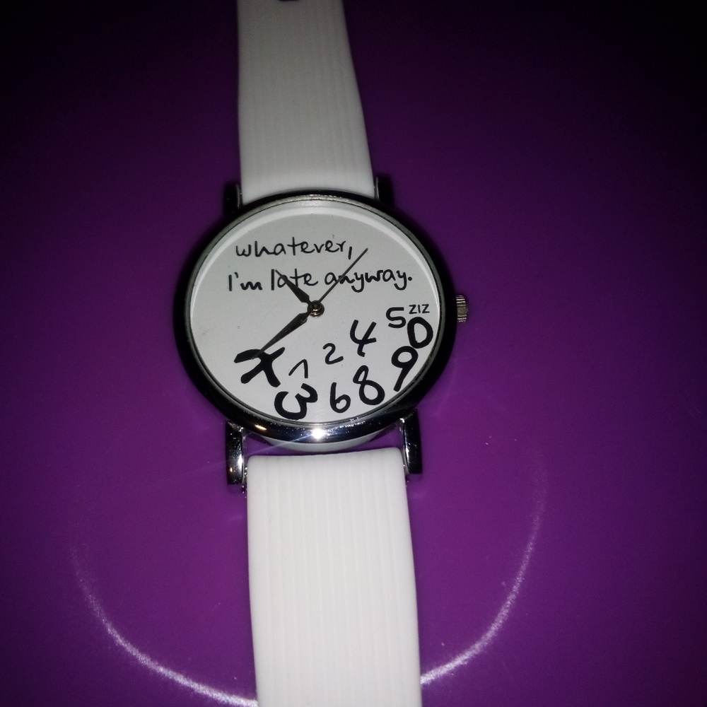 Ladies Watch Whatever I'm Late Anyway Christmas Gift - Picture 2 of 5
